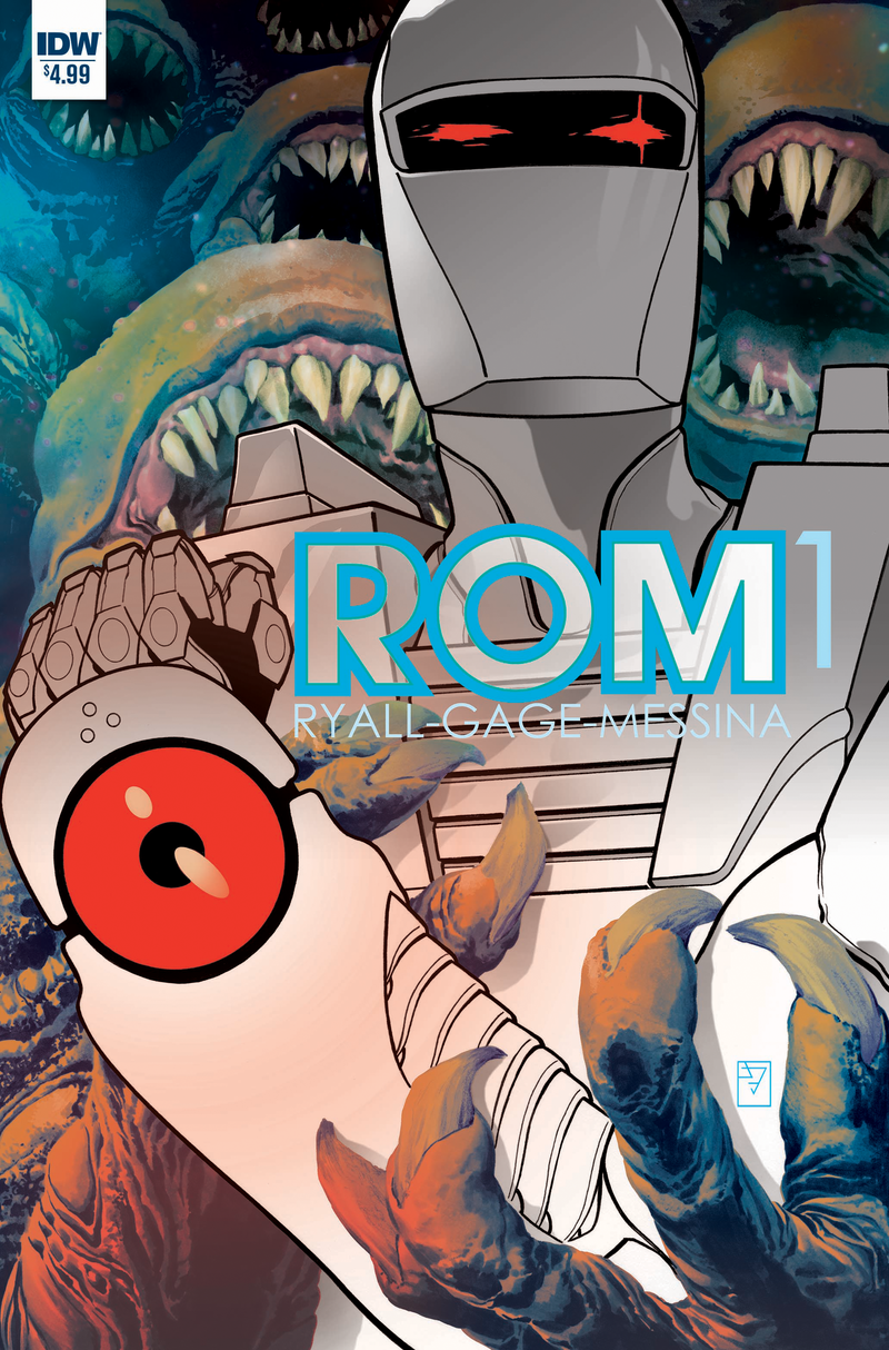 Rom #1 Main cover by J.H. Williams III